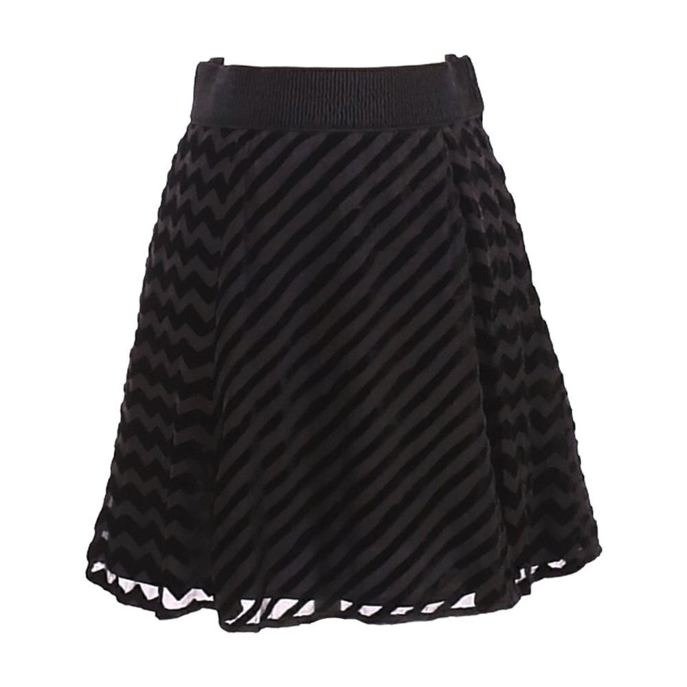 Vena Cava Apple A Line Silk Stripe Dot Mini Skirt NWT 2